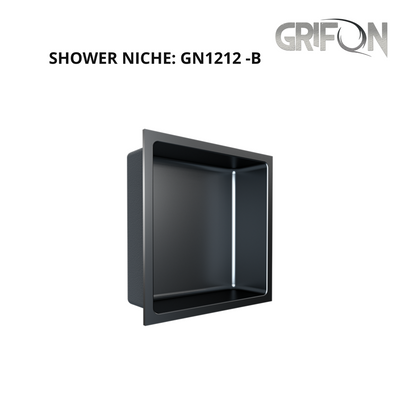 Stainless Steel Single Bowl Wall-insert Shower Niche