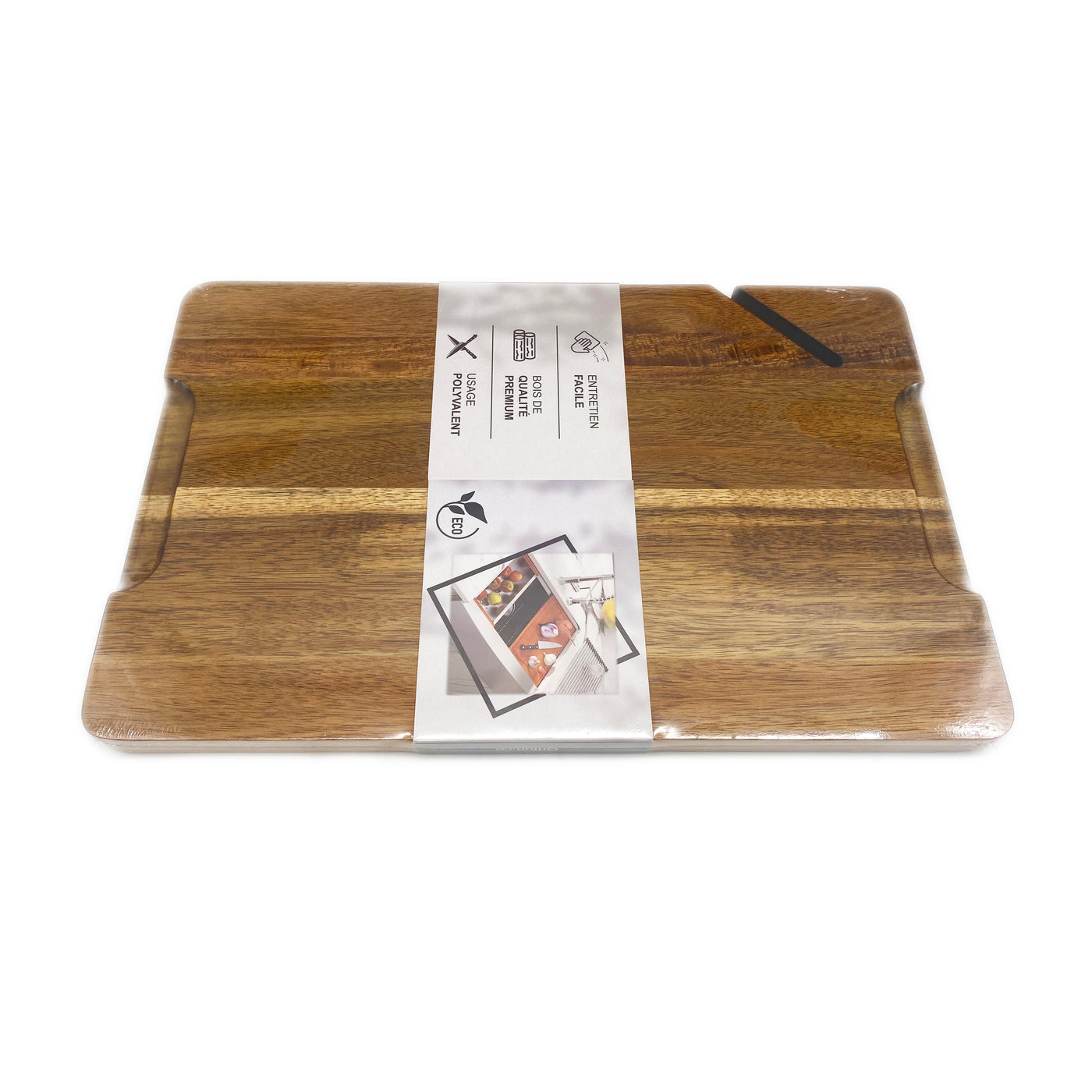 Acacia Wood Sink Cutting Board