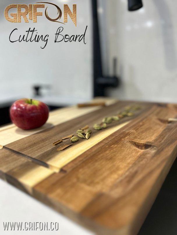 Acacia Wood Sink Cutting Board