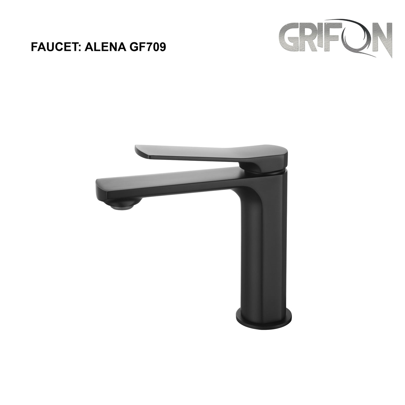 ALENA™ GF709 Contemporary Style Single-Handle Bathroom Sink Faucet