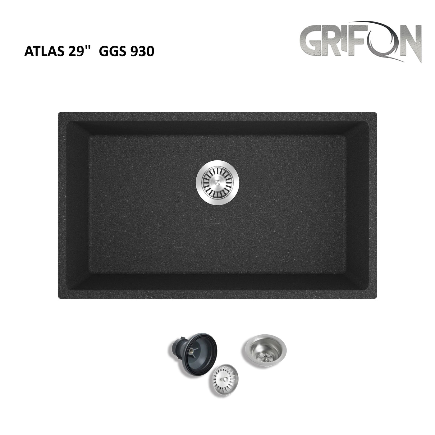 ATLAS 29"  GGS 930 - Single Bowl Kitchen Sink