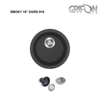 SMOKY 16" GGRS 916 - Single Bowl Kitchen Sink