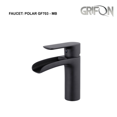 POLAR™ GF703 Contemporary Style Single-Handle Bathroom Sink Faucet