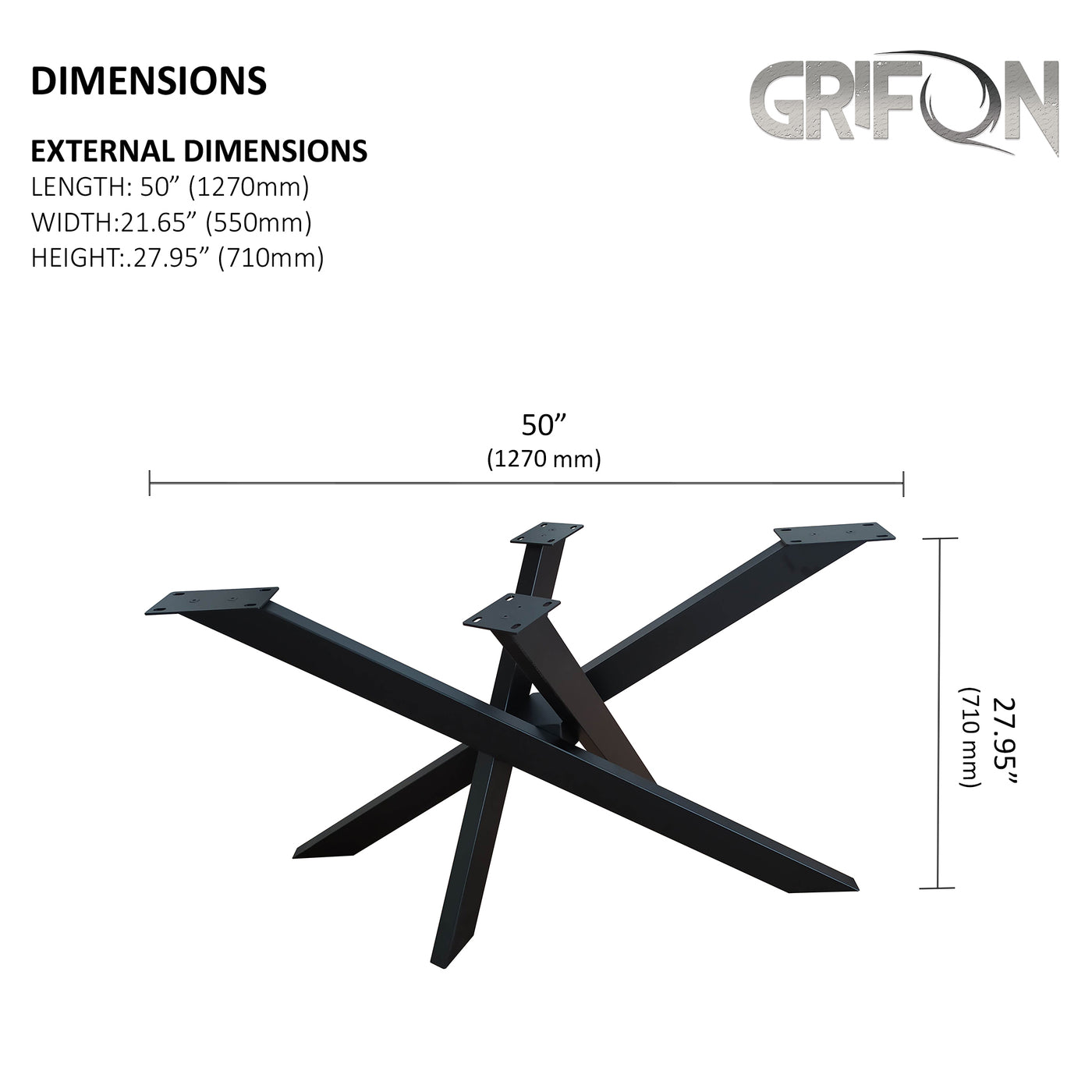 GT001 Spider Table Base