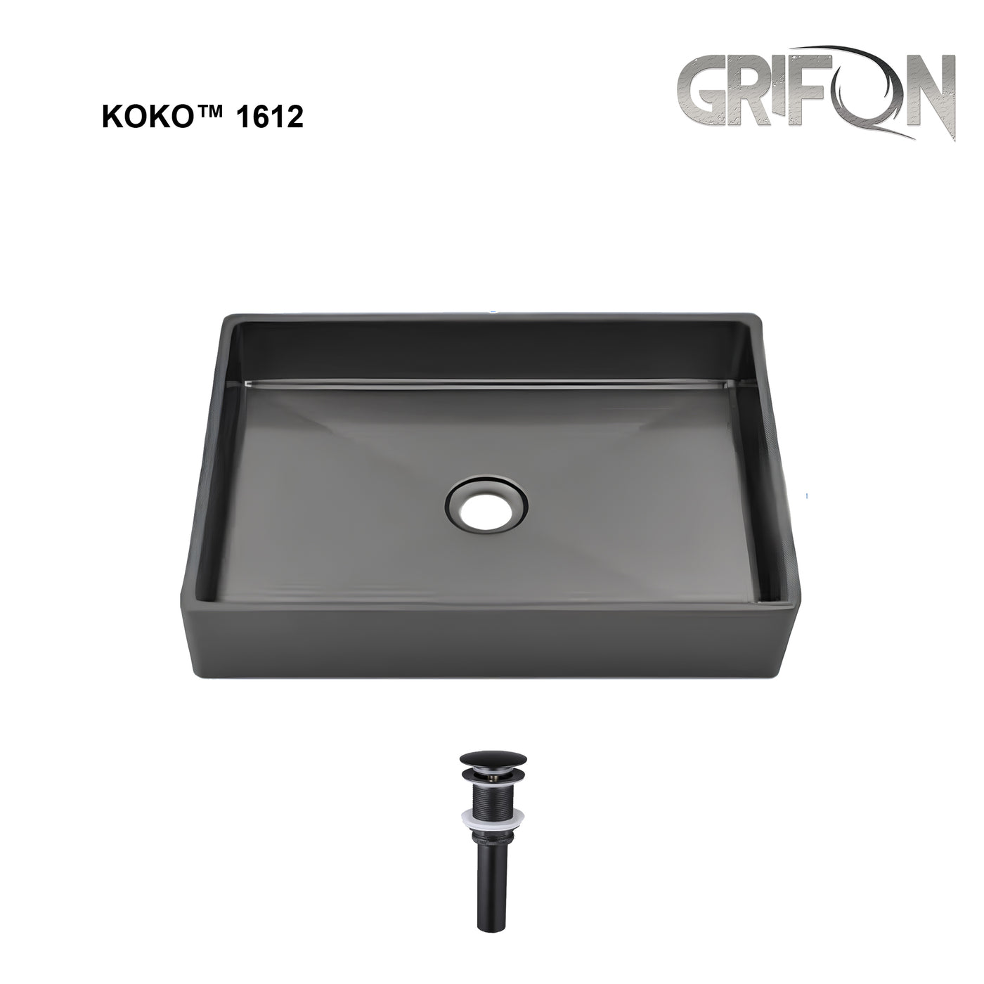 KOKO™ 1612 - bathroom single bowl sink