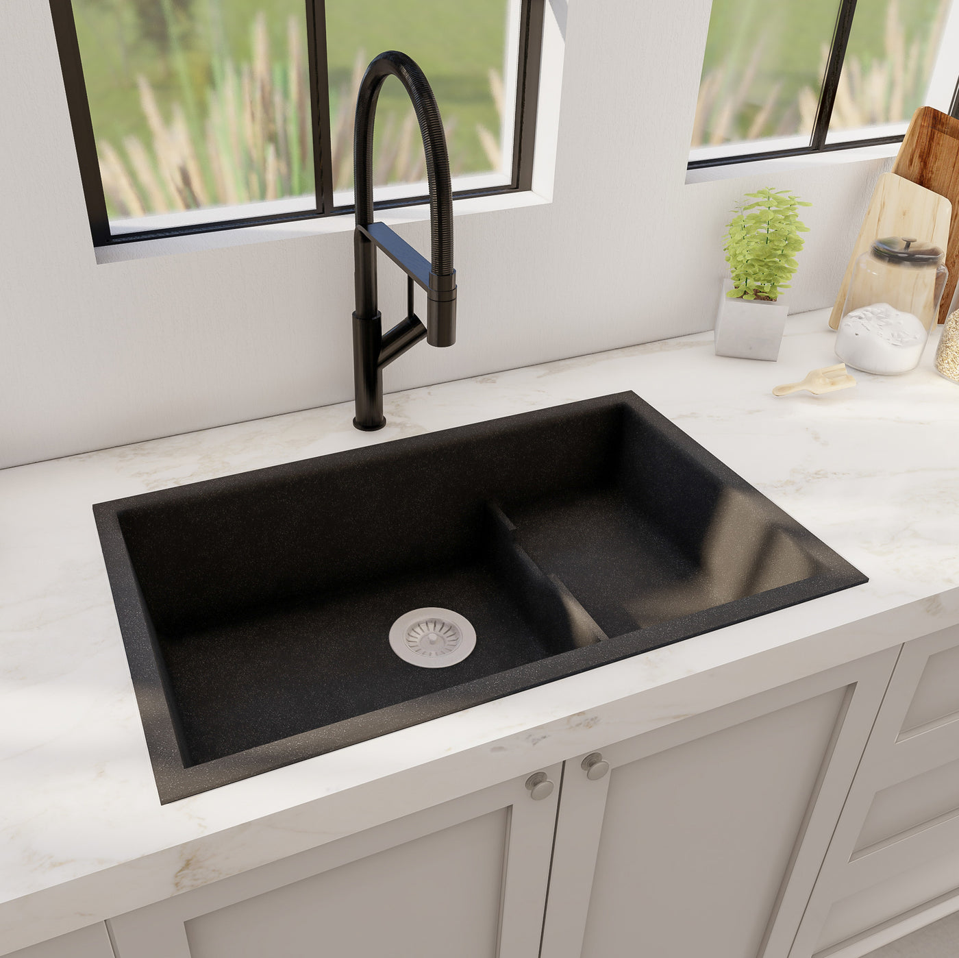 VIVANA 29" GGS 929 - Double Bowl Kitchen Sink