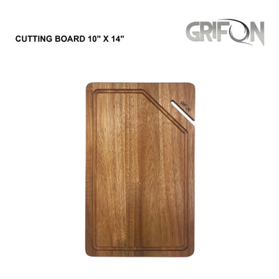 Acacia Wood Sink Cutting Board