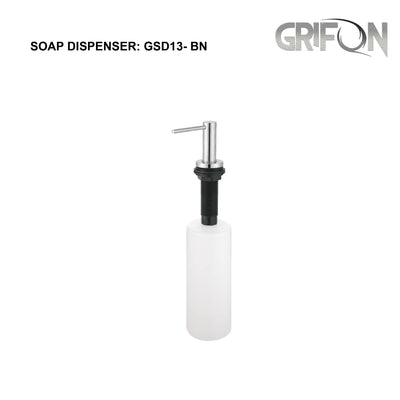 SOAP DISPENSER - GSD13 Kitchen Soap and Lotion Dispenser in Brushed  Stainless Steel