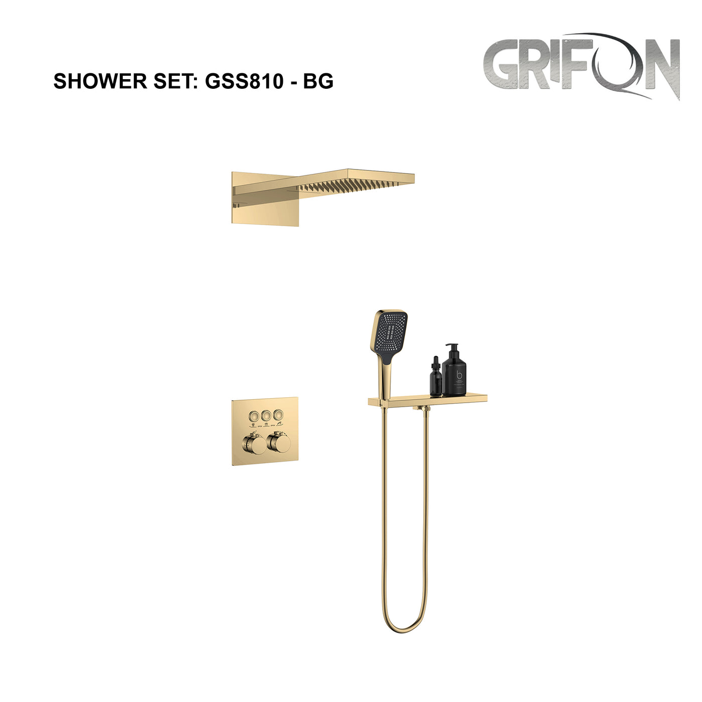 AMARIS THERMOSTATIC SHOWER SET - GSS810