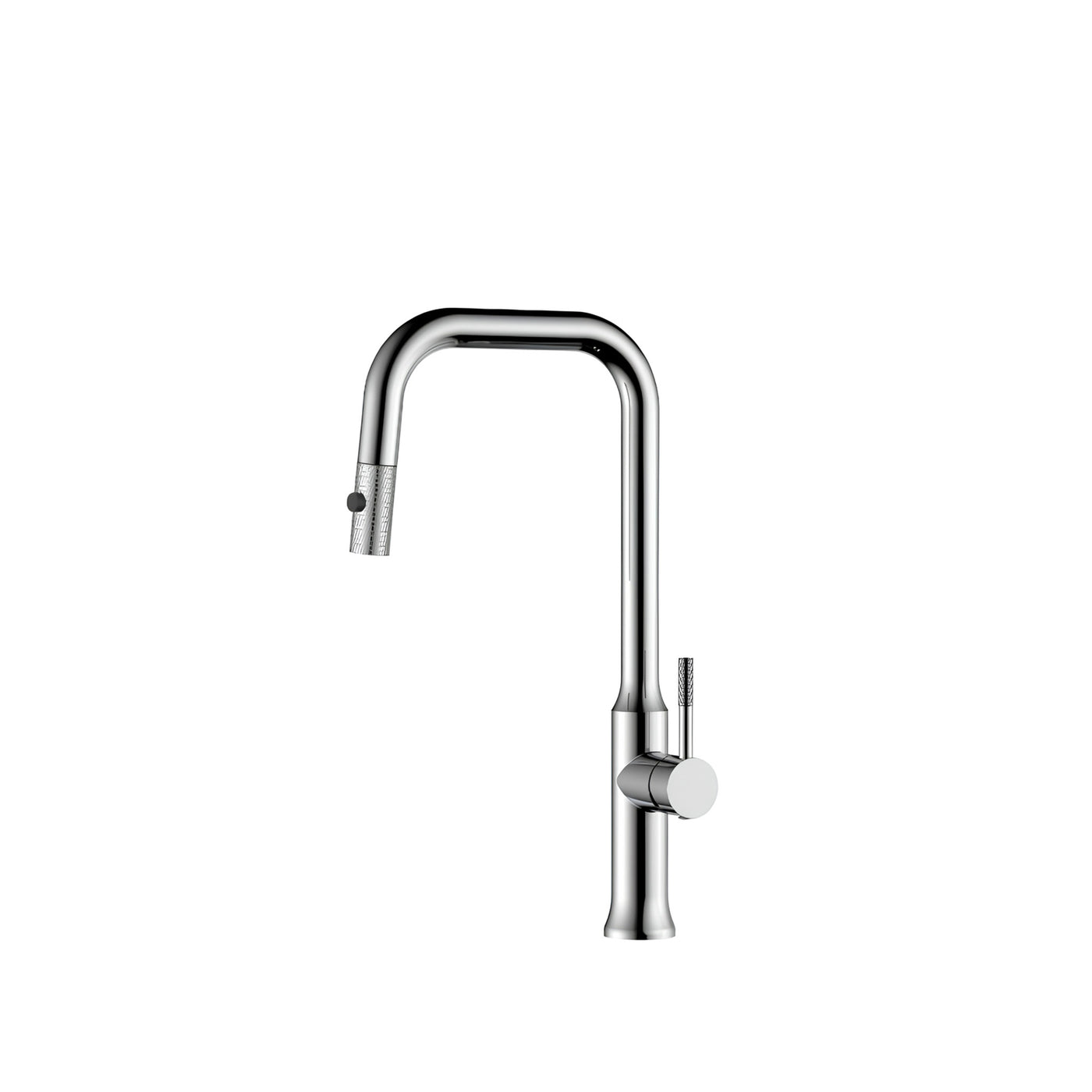 LARA™ Contemporary Style Single-Handle Kitchen Sink Faucet with Pull-Down Sprayer