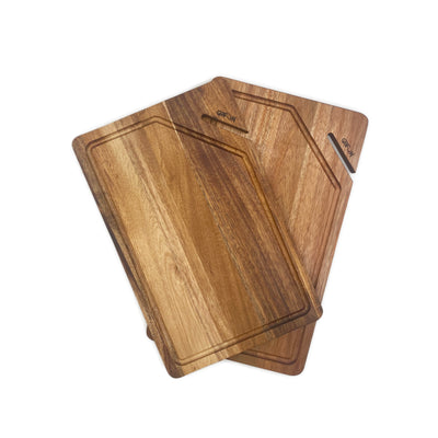 Acacia Wood Sink Cutting Board