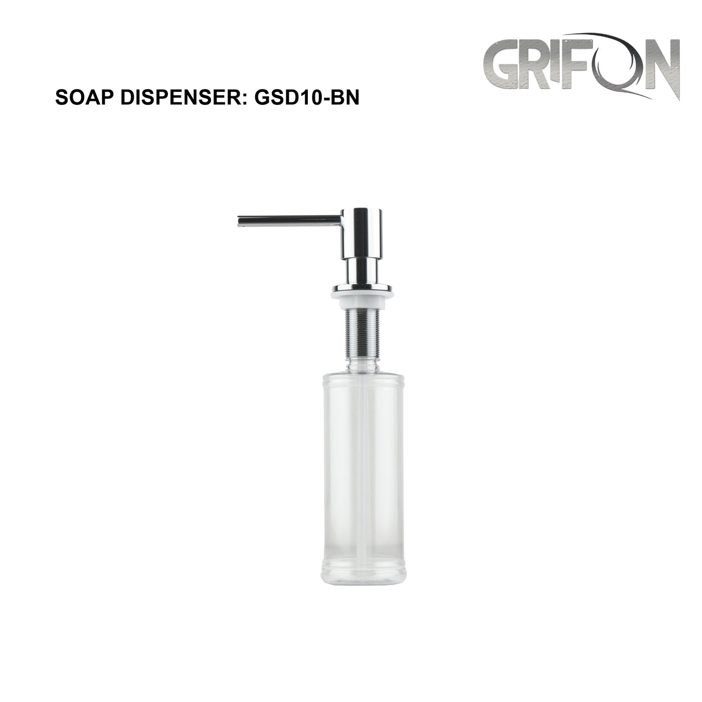 SOAP DISPENSER - GSD10 Kitchen Soap and Lotion Dispenser in Black Stainless Steel