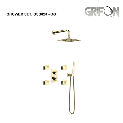 ADRIANNA THERMOSTATIC SHOWER SET - GSS820