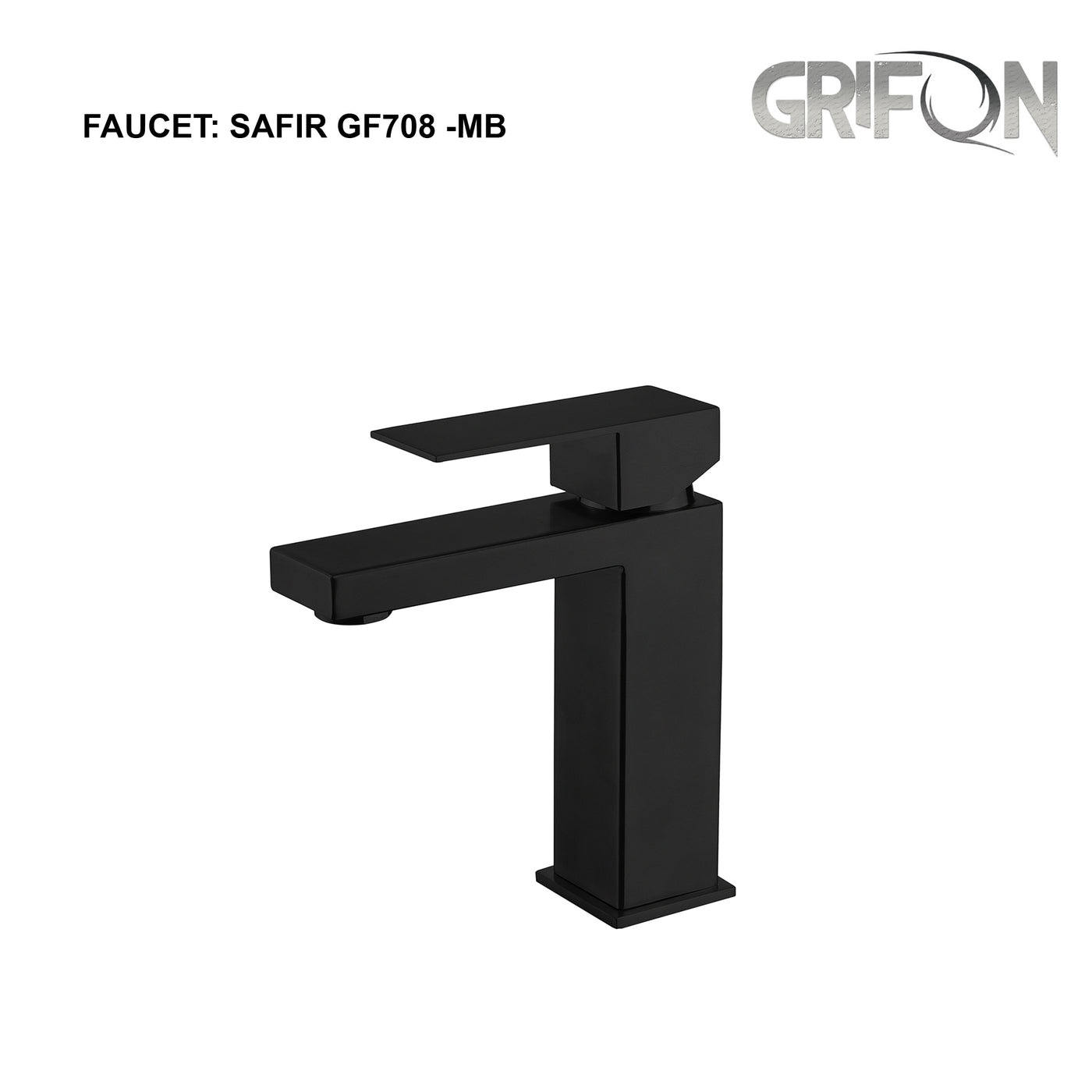 SAFIR™ GF708 Contemporary Style Single-Handle Bathroom Sink Faucet