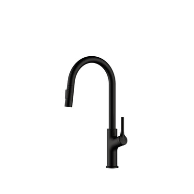 VOLGA™ GF401 Contemporary Style Single-Handle Kitchen Sink Faucet with Pull-Down Sprayer