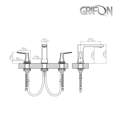 Widespread Basin Faucet