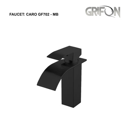 CARO™ GF702 Contemporary Style Single-Handle Bathroom Sink Faucet