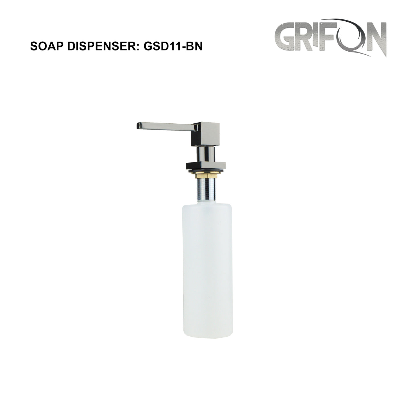 SOAP DISPENSER - GSD11 Kitchen Soap and Lotion Dispenser in Black Stainless Steel