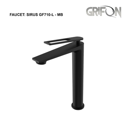 SIRUS™ GF710-L  Contemporary Style Single-Handle Bathroom Sink Faucet