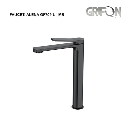 ALENA™ GF709-L  Contemporary Style Single-Handle Bathroom Sink Faucet