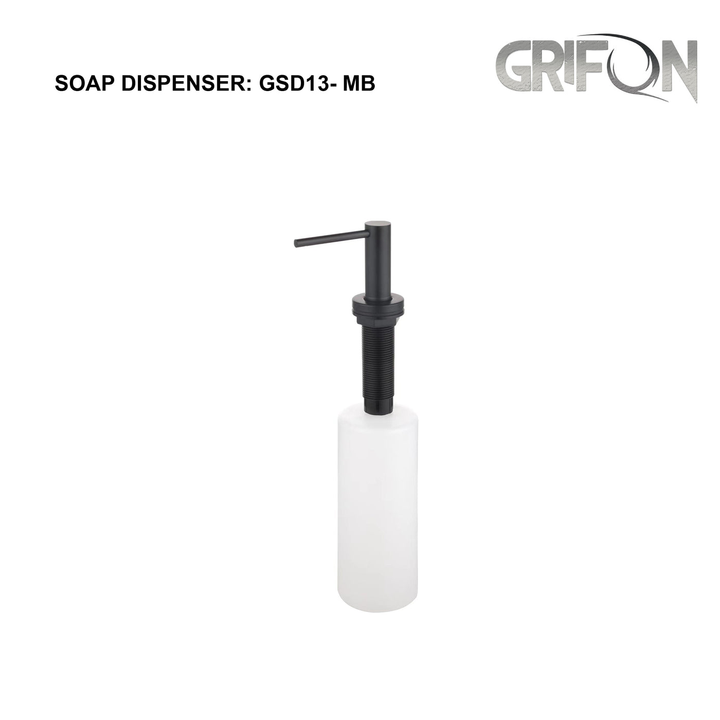 SOAP DISPENSER - GSD13 Kitchen Soap and Lotion Dispenser in Brushed  Stainless Steel