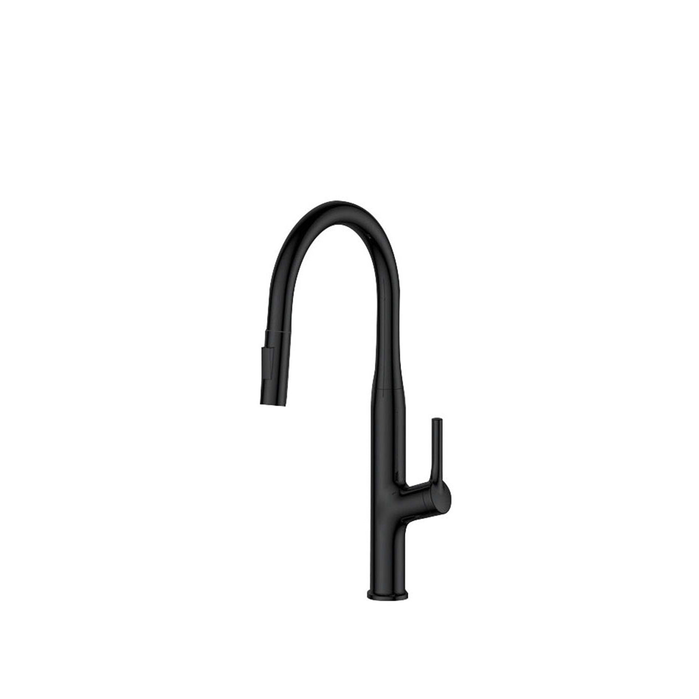 URAL™ GF403 Contemporary Style Single-Handle Kitchen Sink Faucet with Pull-Down Sprayer