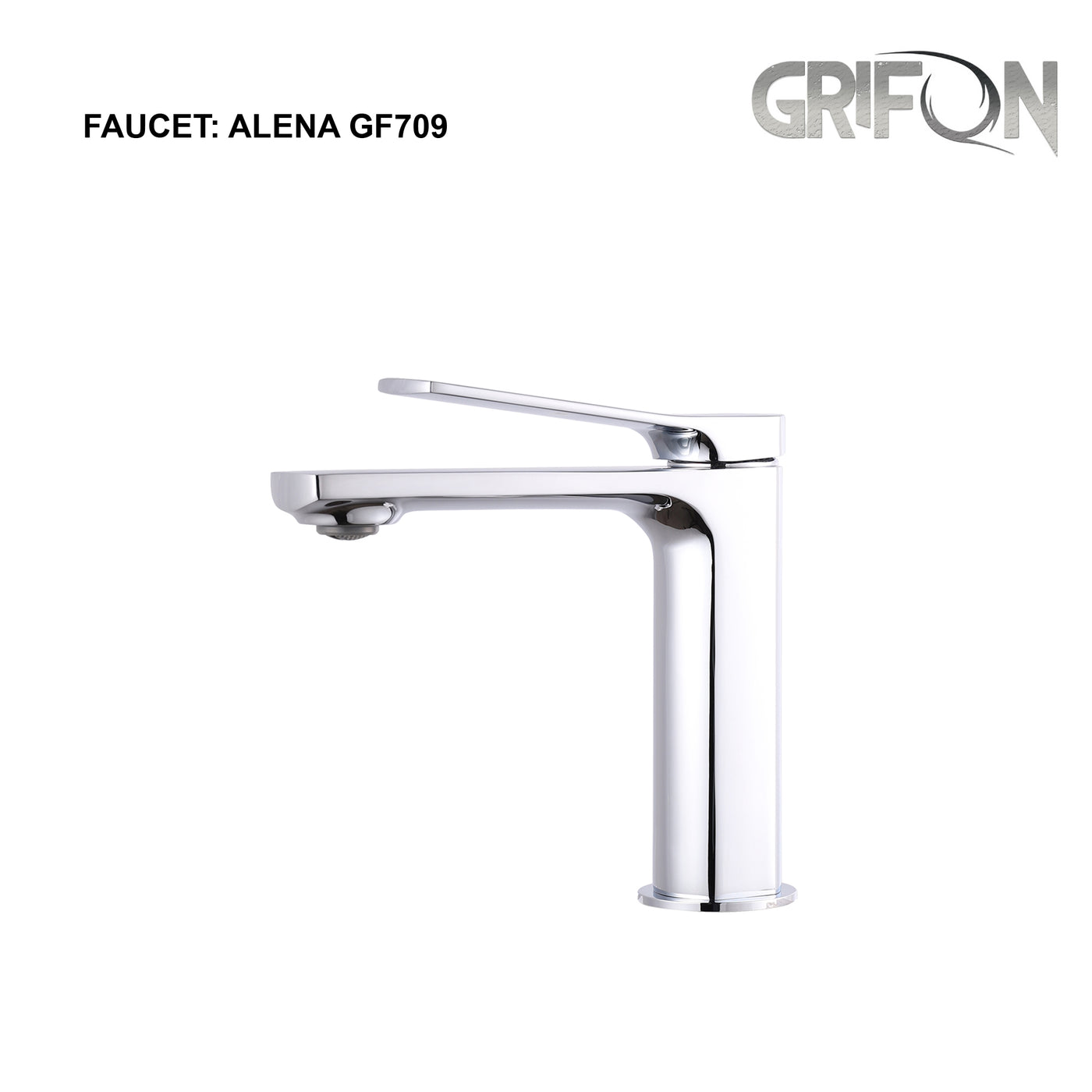 ALENA™ GF709 Contemporary Style Single-Handle Bathroom Sink Faucet