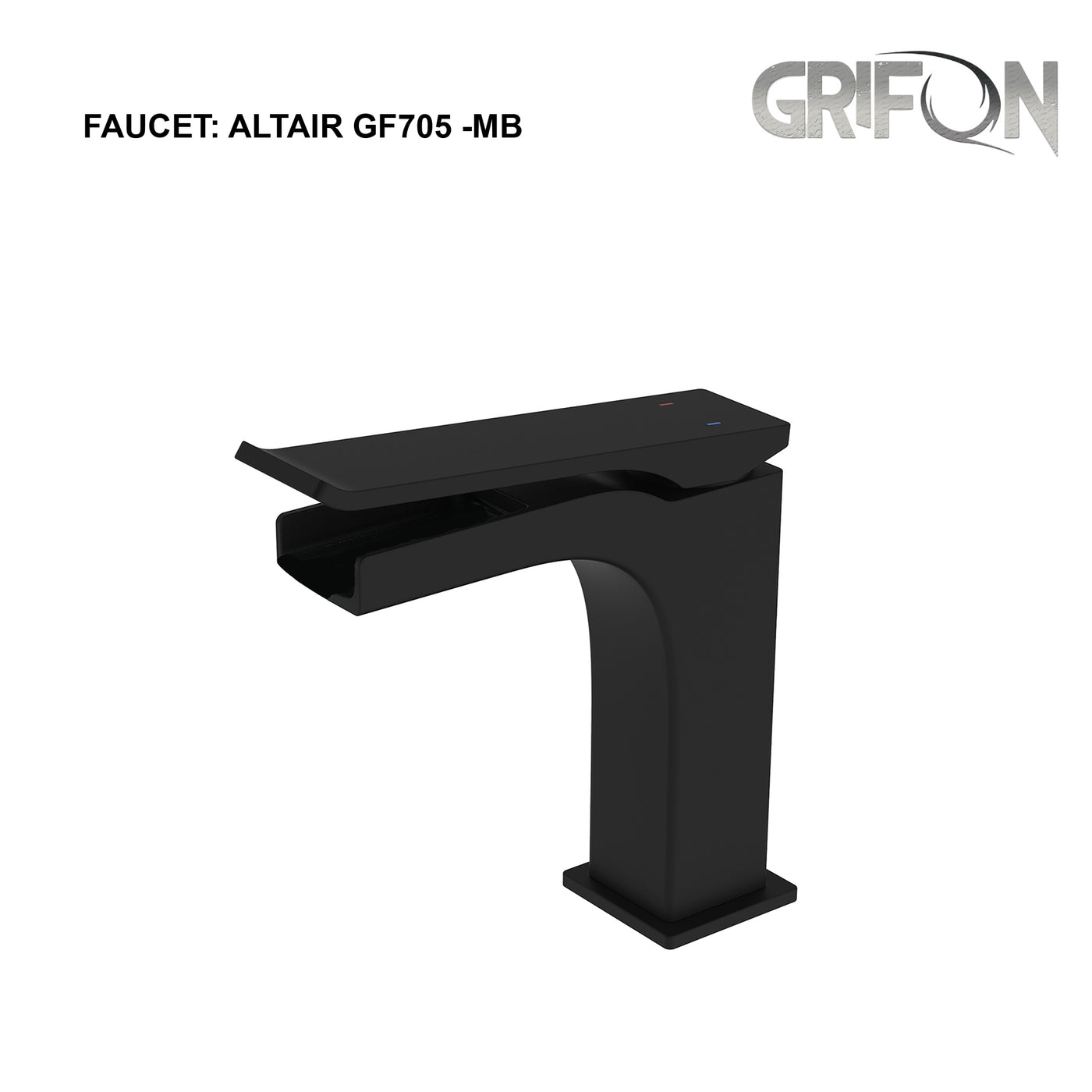 ALTAIR™ GF705 Contemporary Style Single-Handle Bathtroom Sink Faucet