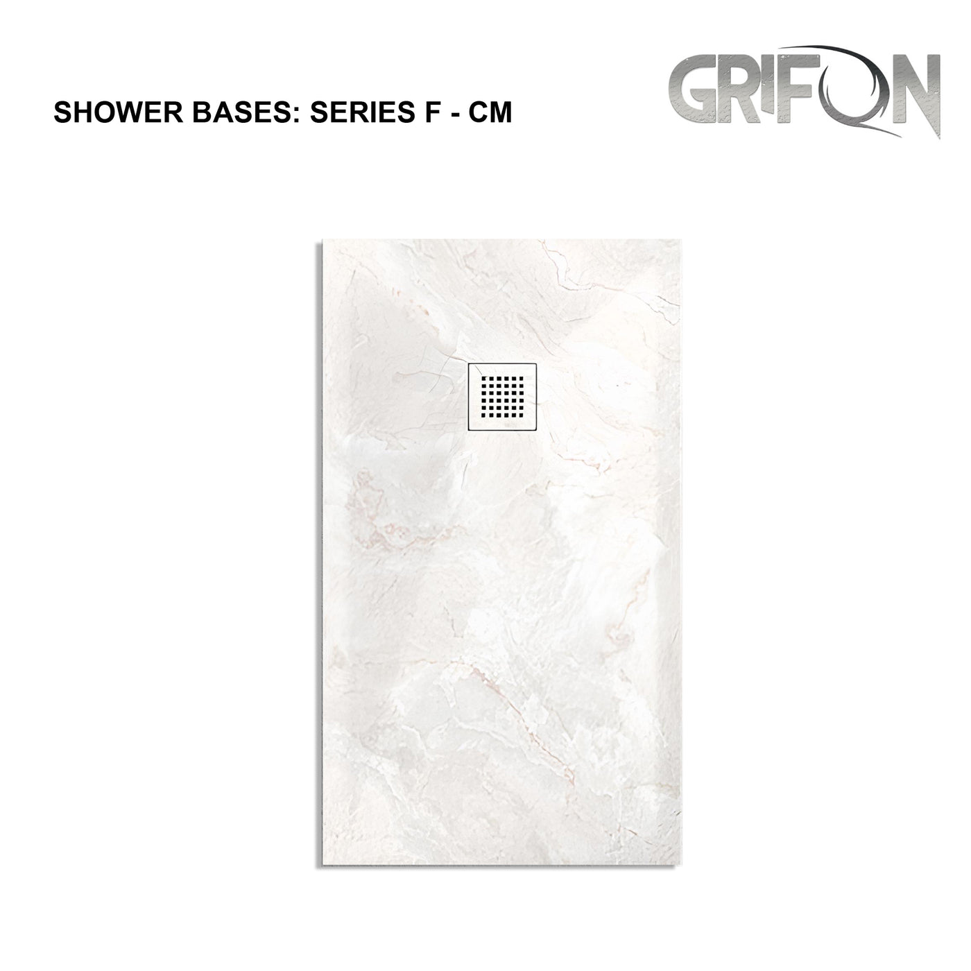 SHOWER BASE ARTIFICIAL STONE - SERIES MARBLE F