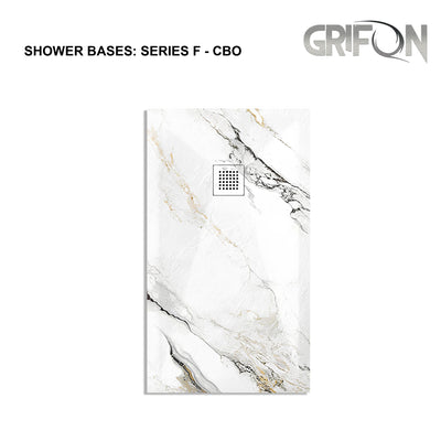 SHOWER BASE ARTIFICIAL STONE - SERIES MARBLE F