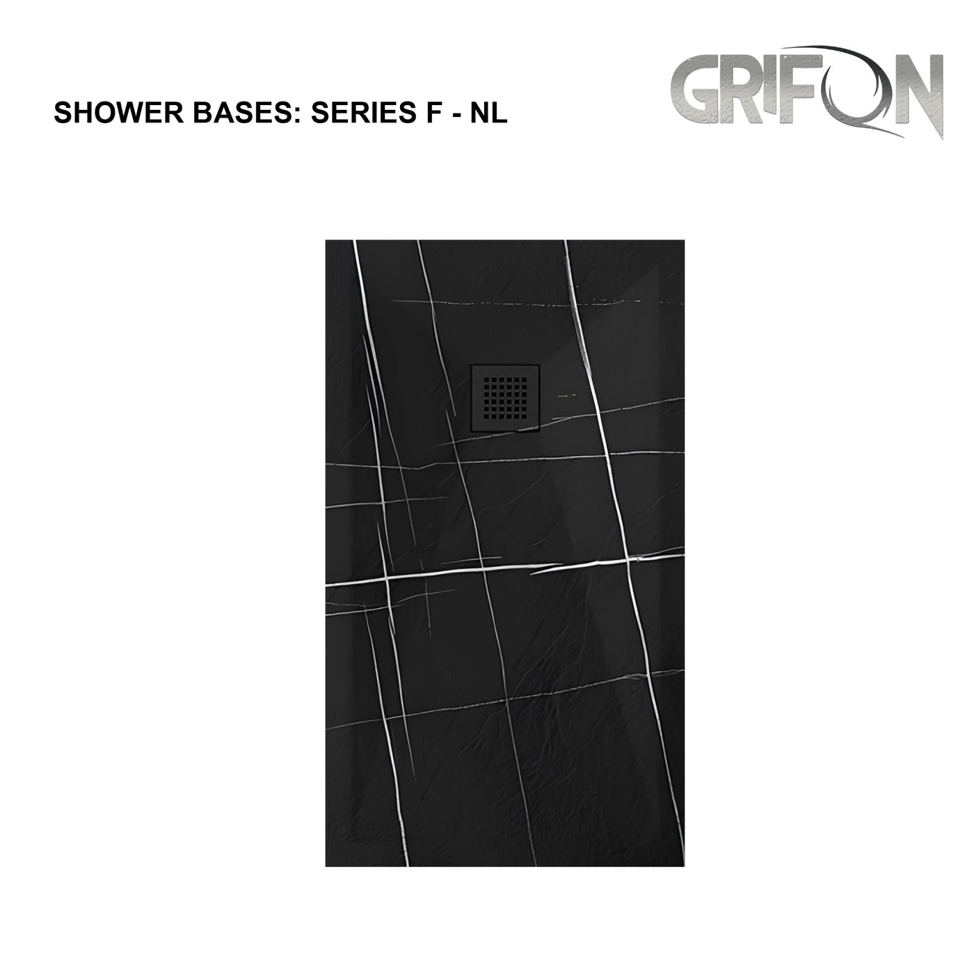 SHOWER BASE ARTIFICIAL STONE - SERIES MARBLE F