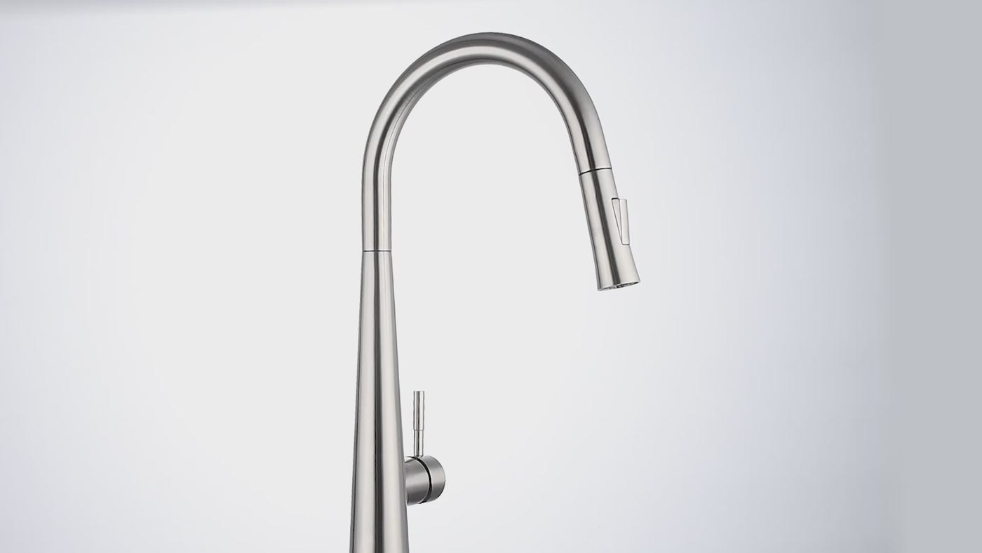 VOLTA™ GF411 Contemporary Style Sensor Single-Handle Kitchen Sink Faucet with Pull-Down Sprayer