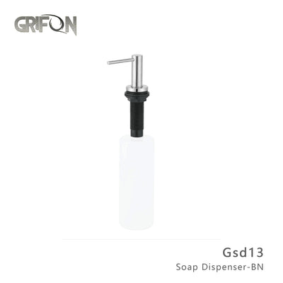 DISTRIBUTEUR DE SAVON - GSD13 Distributeur de savon et de lotion de cuisine en acier inoxydable brossé