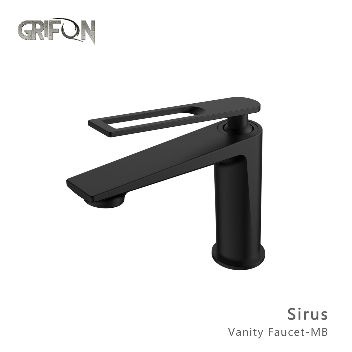 SIRUS™ GF710 Contemporary Style Single-Handle Bathroom Sink Faucet